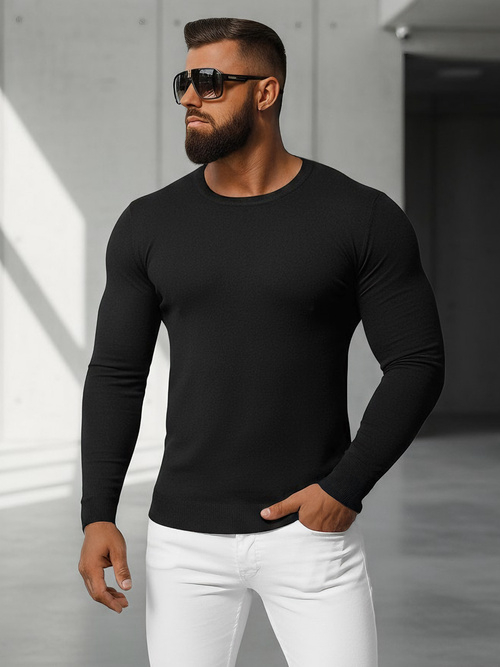 Pullover Homme Noir OZONEE NB/MMB602/4Z