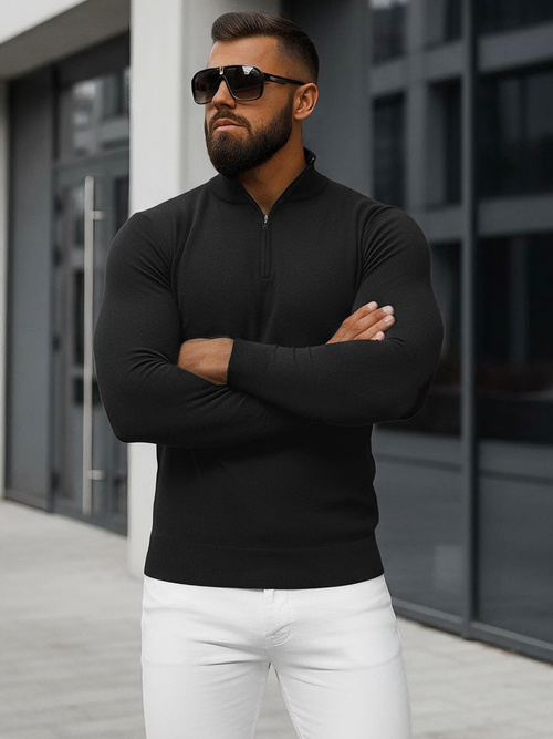 Pullover Homme Noir OZONEE NB/MM6007/4Z