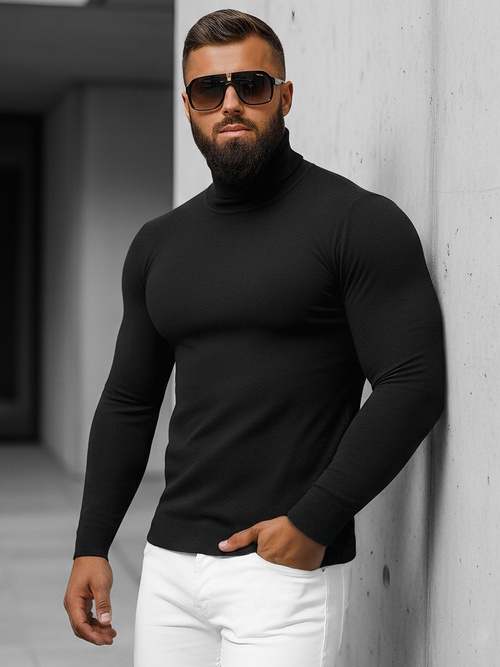 Pullover Homme Noir OZONEE NB/MMB600/4Z