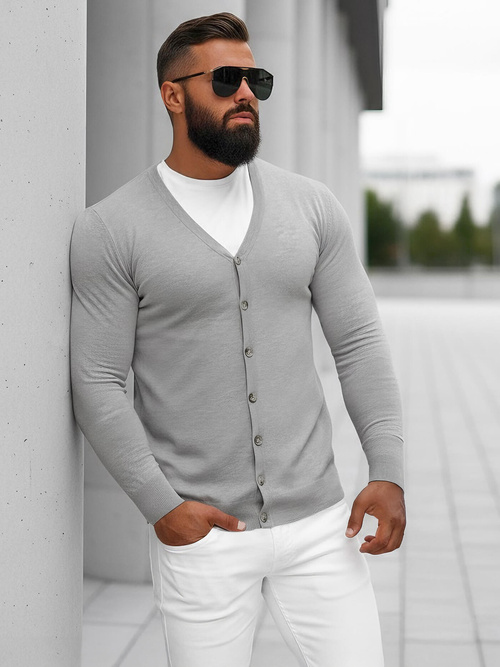 Pullover Homme Gris OZONEE NB/MM6006/2Z