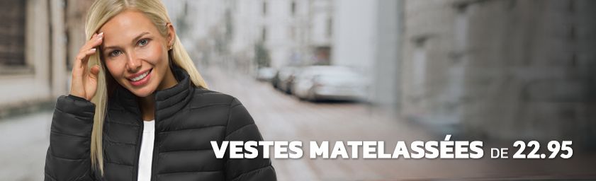 Vestes matelassées femme