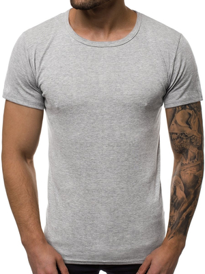 T-Shirt Homme Gris OZONEE JS/NB003