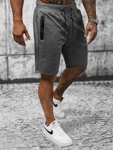 Pantalón corto de hombre gris OZONEE JS/8K280