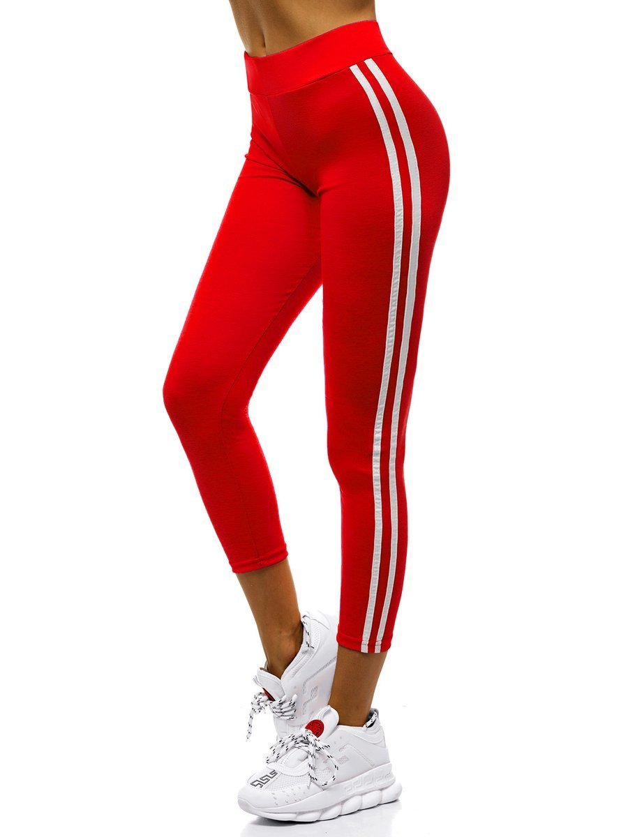 Legging adidas 2024 femme rouge