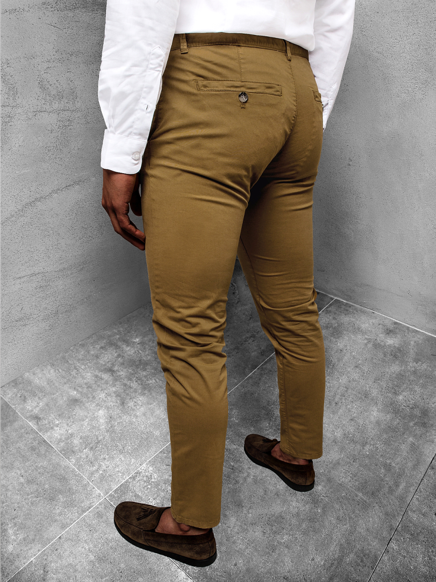 Pantalon Chino Homme Camel OZONEE JB/JP1146/5 | OZONEE