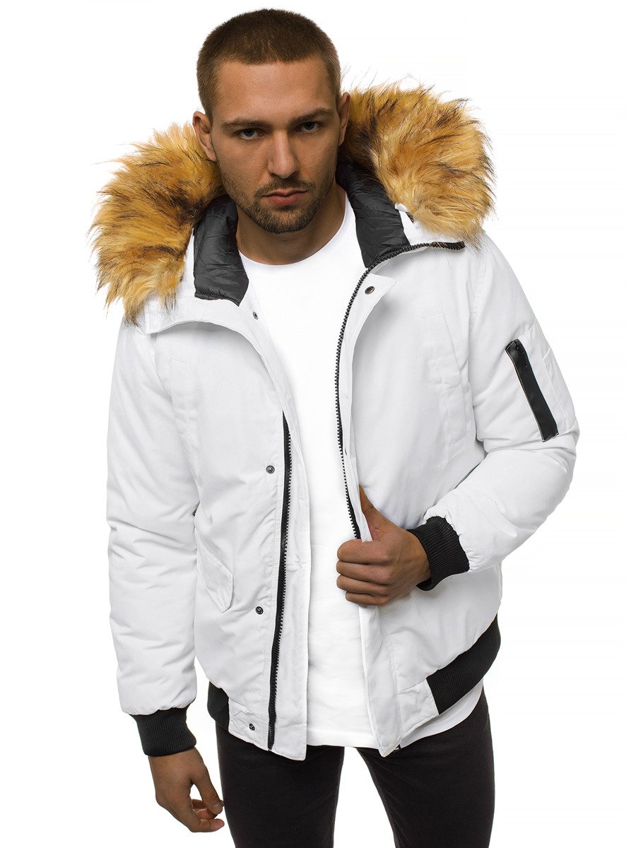 DJONE Blanc, Veste de Cuisine homme Homme Life is a game