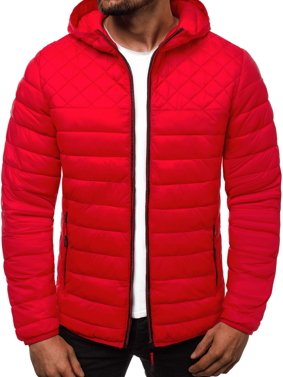 Veste Homme Rouge OZONEE JS/LY1010 | OZONEE