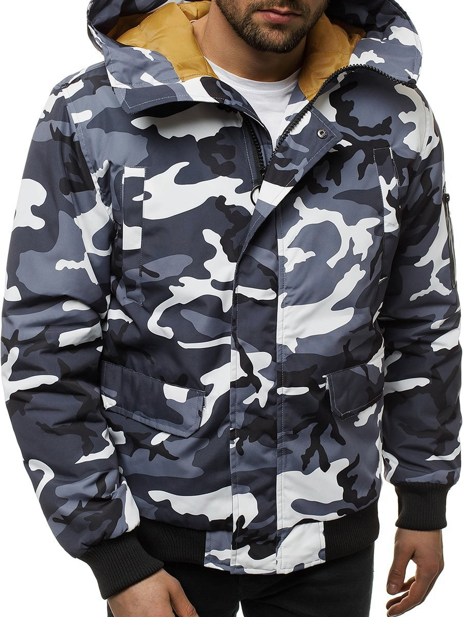 Veste Homme camouflage gris OZONEE JS/2019005Z OZONEE