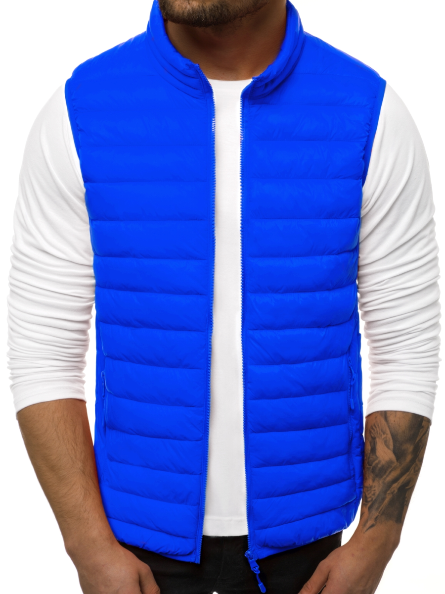 Veste Sans Manches Homme Bleu Ozonee Js Ly Ozonee