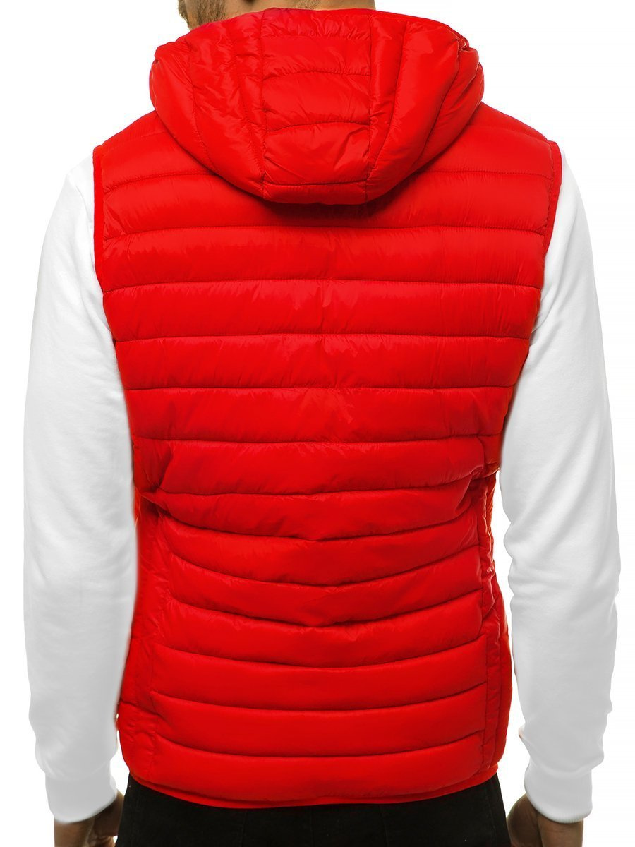 Veste sans manches Homme Rouge OZONEE JS/HDL88002 | OZONEE