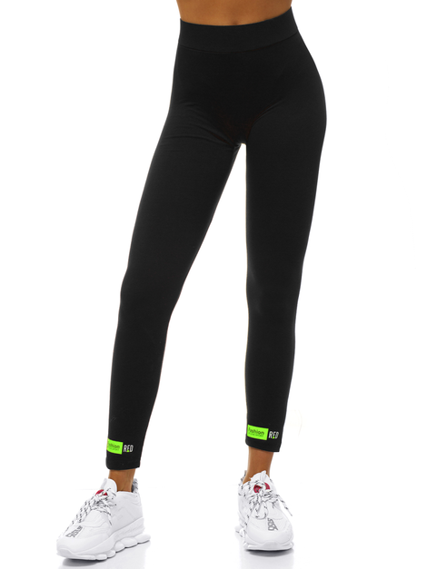 Legging femme Noir et vert OZONEE O/82330