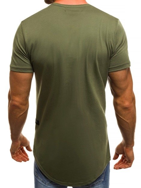 OZONEE B/181382 T-Shirt Homme Vert