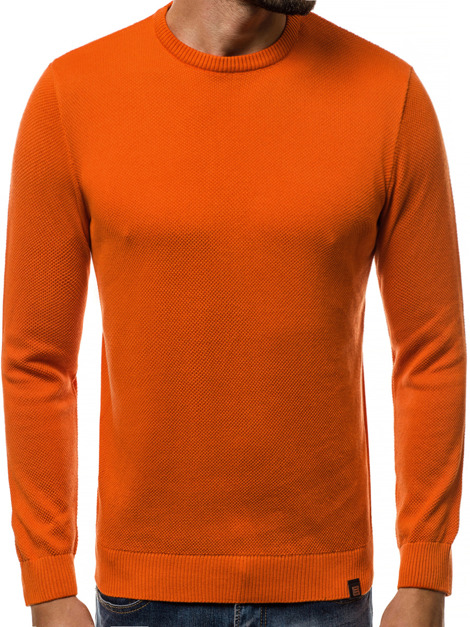 OZONEE B/2433 Pullover Homme Orange