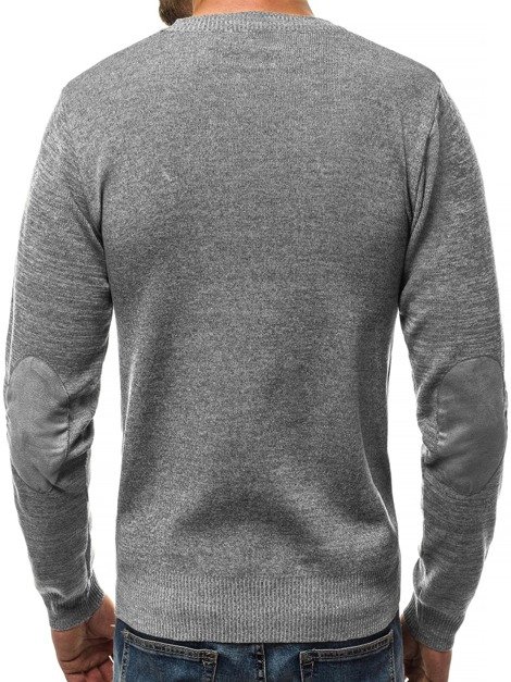 OZONEE HR/1833 Pullover Homme Gris