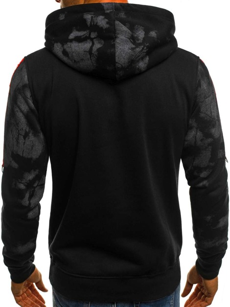 OZONEE JS/DD210 Sweatshirt Homme Noir