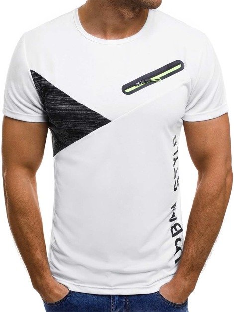 OZONEE JS/SS327 T-Shirt Homme Blanc