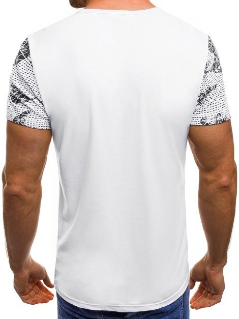 OZONEE JS/SS393 T-Shirt Homme Blanc