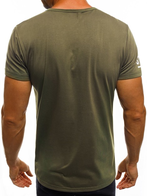 OZONEE JS/SS539 T-Shirt Homme Vert