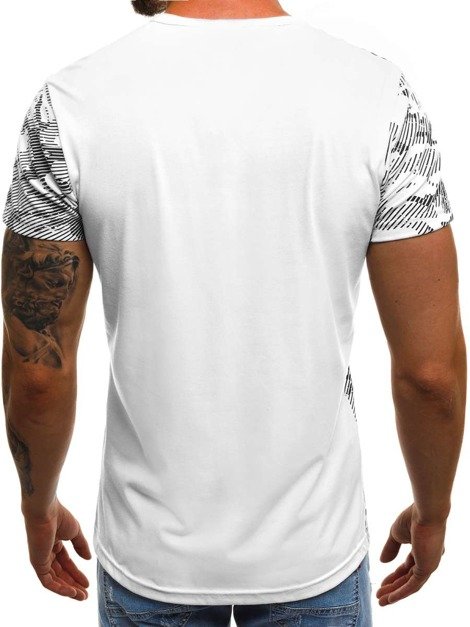 OZONEE JS/SS563 T-Shirt Homme Blanc