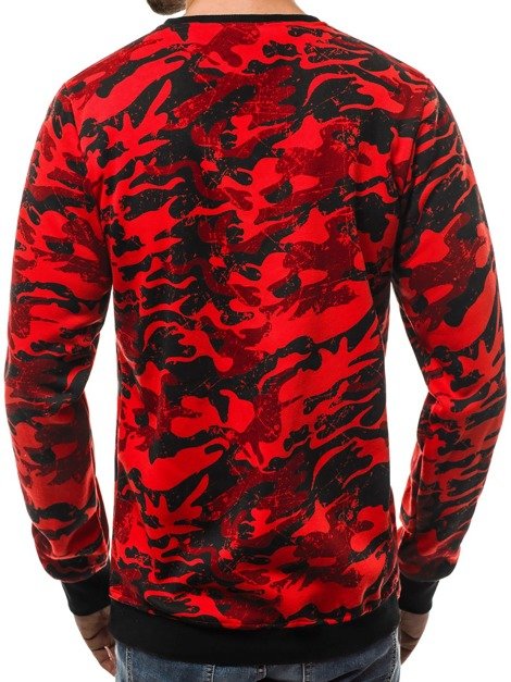 OZONEE JS/TX19 Sweatshirt Homme Rouge