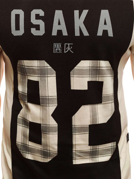 OZONEE MECH/2094 T-Shirt Homme Beige