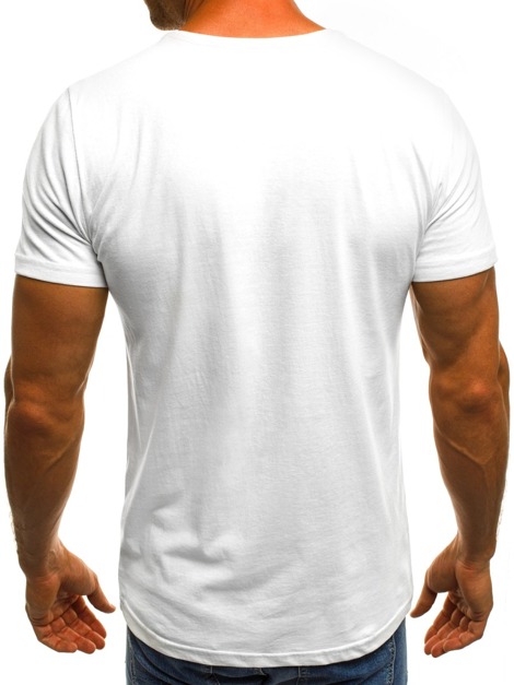 OZONEE O/1170 T-Shirt Homme Blanc