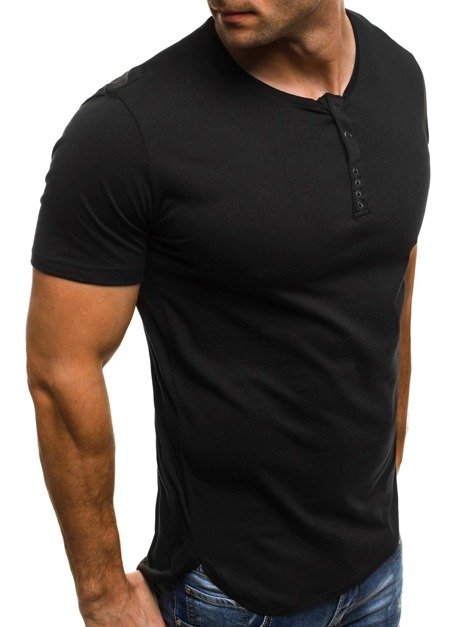 OZONEE O/181157 T-Shirt Homme Noir