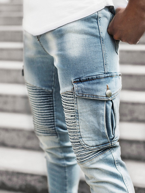 Pantalon Homme Bleu clair OZONEE G/1064