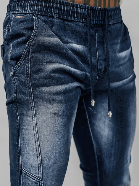 Pantalon Jogger Homme Bleu Foncé OZONEE NB/MP0115BS