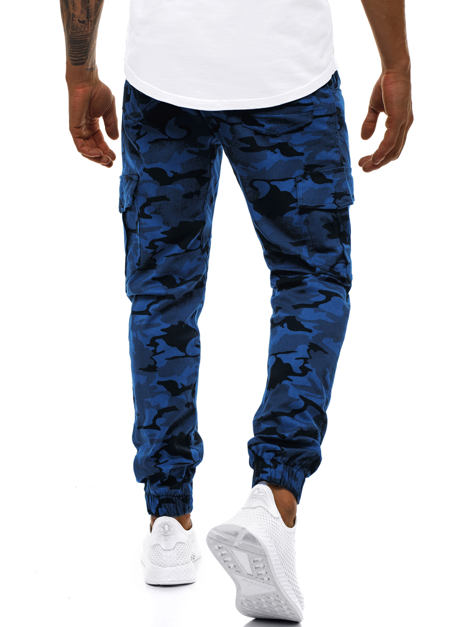 Pantalon Jogger Homme Bleu foncé OZONEE A/404
