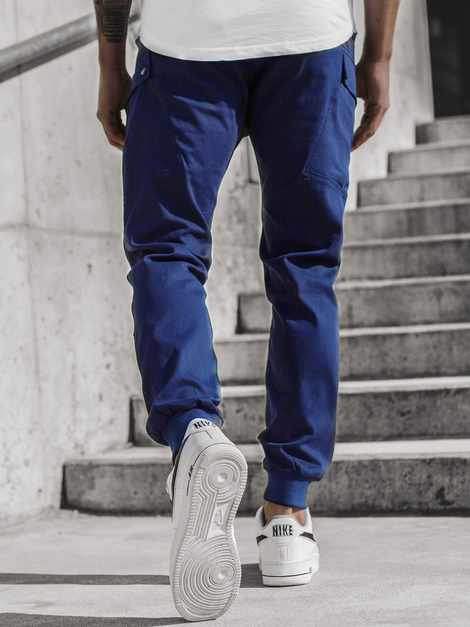 Pantalon Jogger Homme Bleu foncé OZONEE O/11103