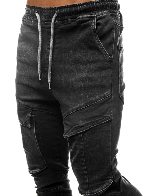 Pantalon Jogger Homme Noir OZONEE G/1067