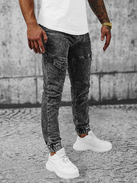 Pantalon Jogger Homme Noir OZONEE NB/MP0107N