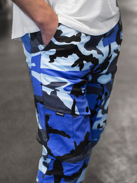 Pantalon Jogger Homme bleu-noir OZONEE A/1003