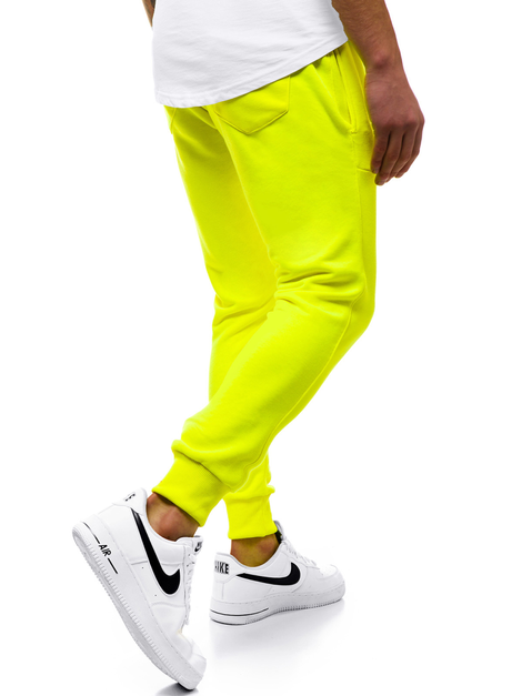 Pantalon de survêtement Homme Jaune-neon G/11129