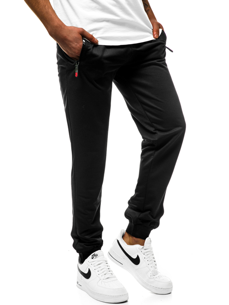 Pantalon de survêtement Homme Noir JS/XW032S