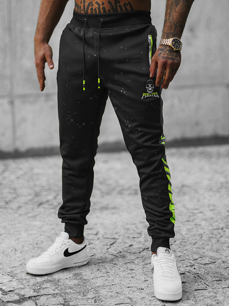 Pantalon de survêtement Homme noir OZONEE JS/K10232Z
