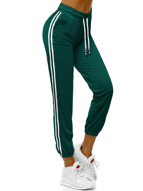 Pantalon de survêtement pour femme Vert foncé OZONEE JS/1020/A18