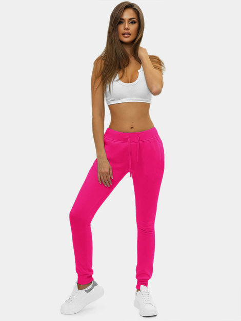 Pantalon de survêtement pour femmes rose OZONEE JS/CK01Z