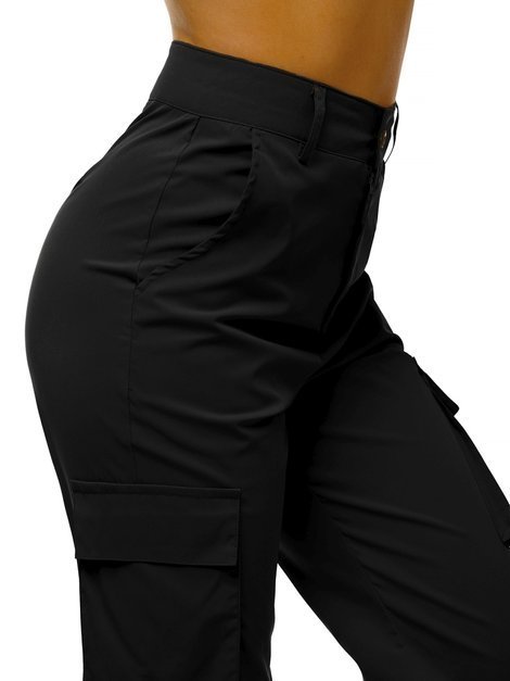 Pantalon jogger femme Noir OZONEE O/HM002