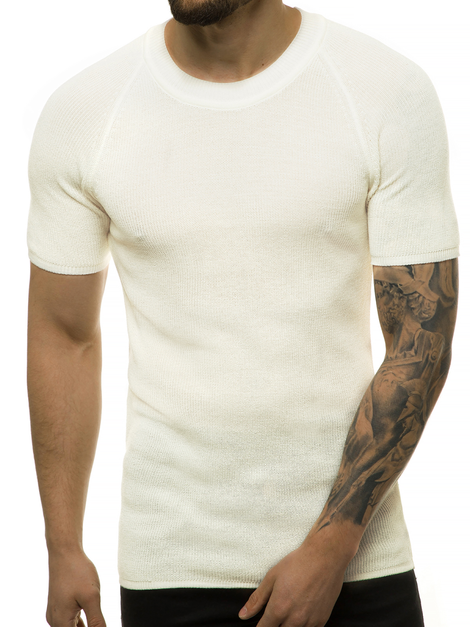 Pullover Homme Écru OZONEE L/2474