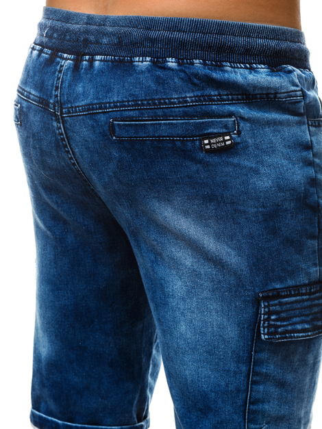 Short en jean Bleu OZONEE RF/HY330/2