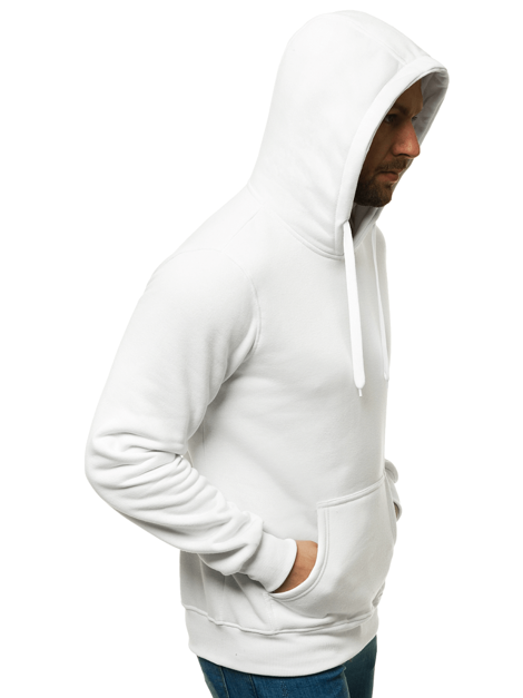 Sweatshirt Homme Blanc OZONEE JS/2009 
