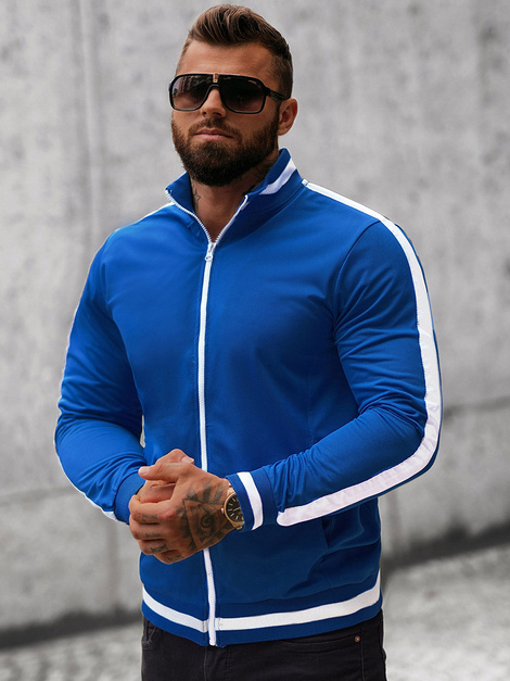 Sweatshirt Homme Bleu OZONEE O/2126Z