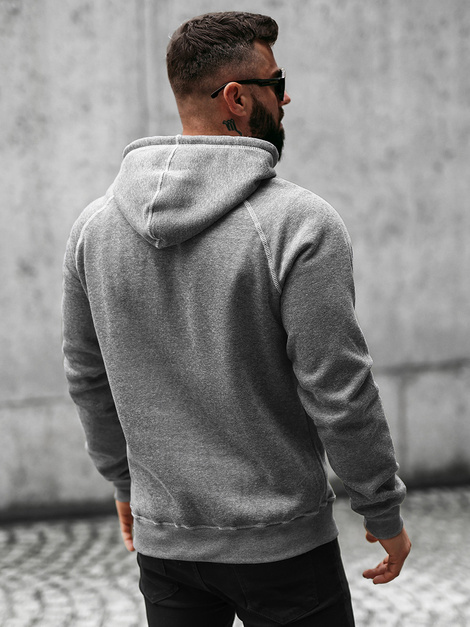 Sweatshirt Homme Gris Foncé OZONEE O/8B152/5