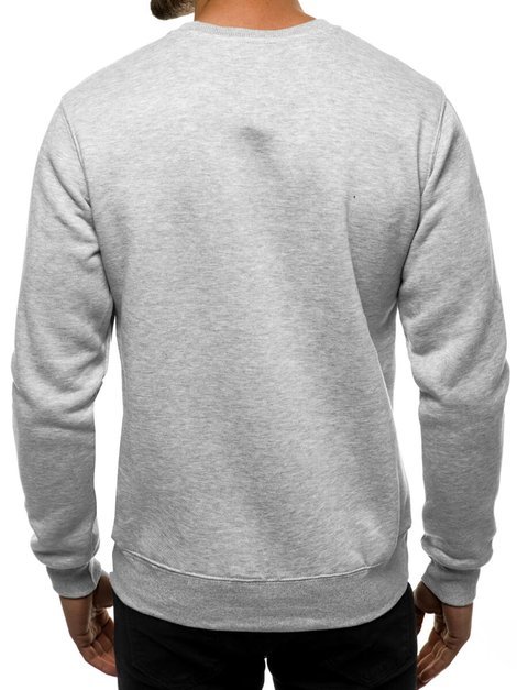 Sweatshirt Homme Gris OZONEE JS/D001