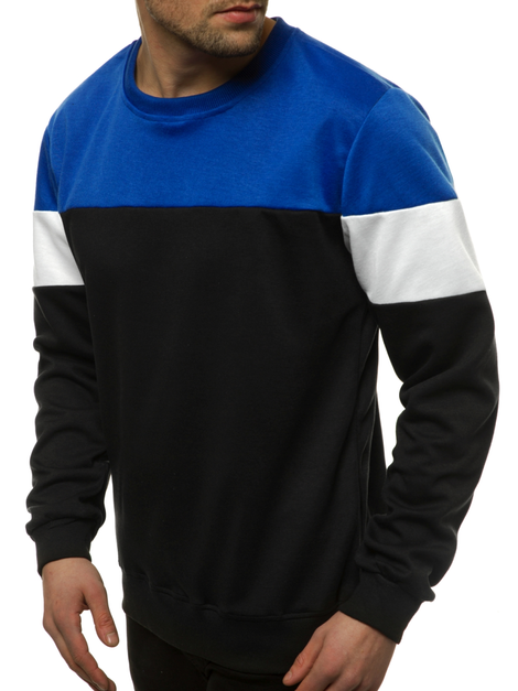 Sweatshirt Homme Noir OZONEE JS/JZ11053