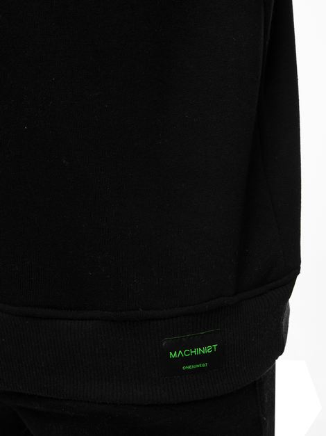 Sweatshirt Homme Noir OZONEE MACH/3149