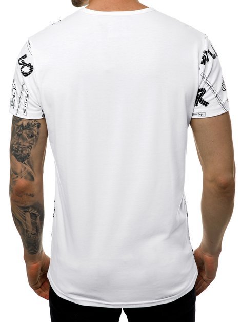 T-Shirt Homme Blanc OZONEE JS/SS10926