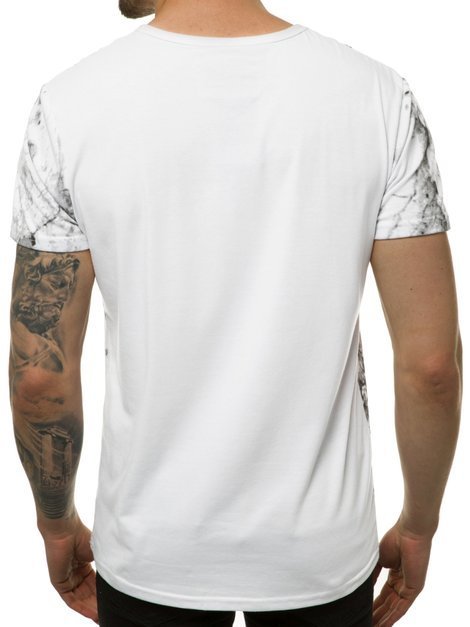 T-Shirt Homme Blanc OZONEE JS/SS10927